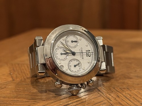 Cartier pasha chronograph - cartier, c