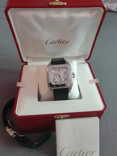 Cartier santos chronograph - cartier,