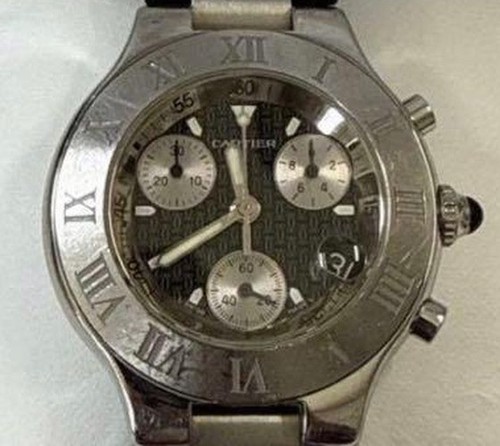 Cartier chronoscaph quarzuhr - chronoscaph,