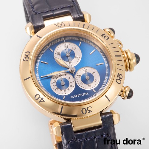 Cartier pasha chronograph mit - chronograph,