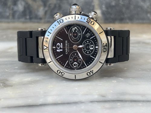 Uhr cartier pasha - cartier, seatimer